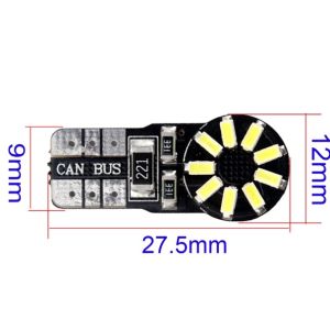 2 LEDS W5W , T10 350LM