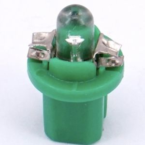 10 BOMBILLAS LED T5 B8.5 VERDES