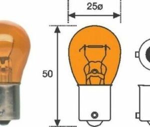 BOMBILLA PY21W, 1156, BAU15S, VOSLA 12V