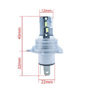 EPLH113 6000K Bombillas LED H4 E57