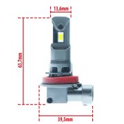 EPLH129 Bombillas LED H11 4300K 12V